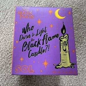 Colourpop sol body hocus pocus black flame candle